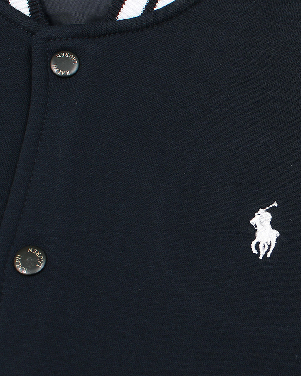 Premium Base Ball R-L Fleece Jacket - Navy Blue