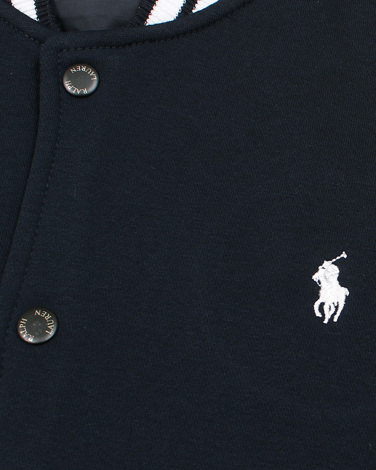 Premium Base Ball R-L Fleece Jacket - Navy Blue