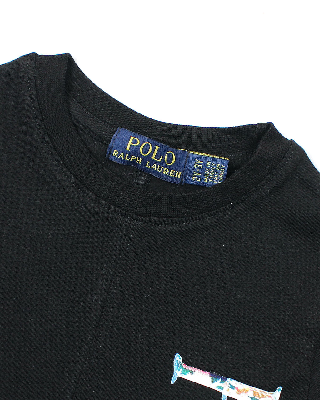 Baby Girls Polo Iconic Tee - Black