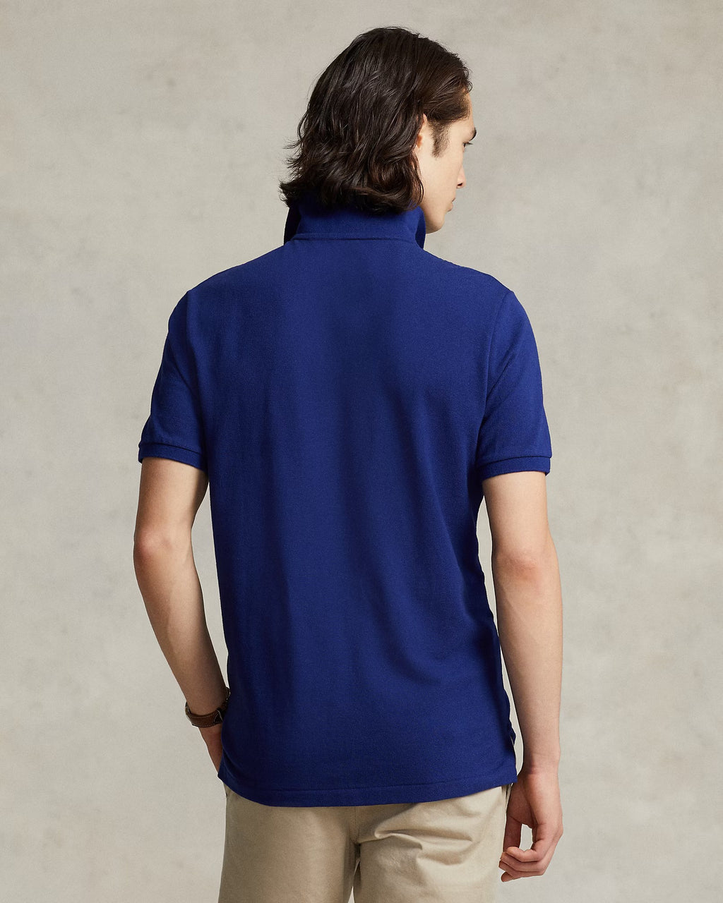 Iconic Mesh Men Polo Shirt - Navy Blue