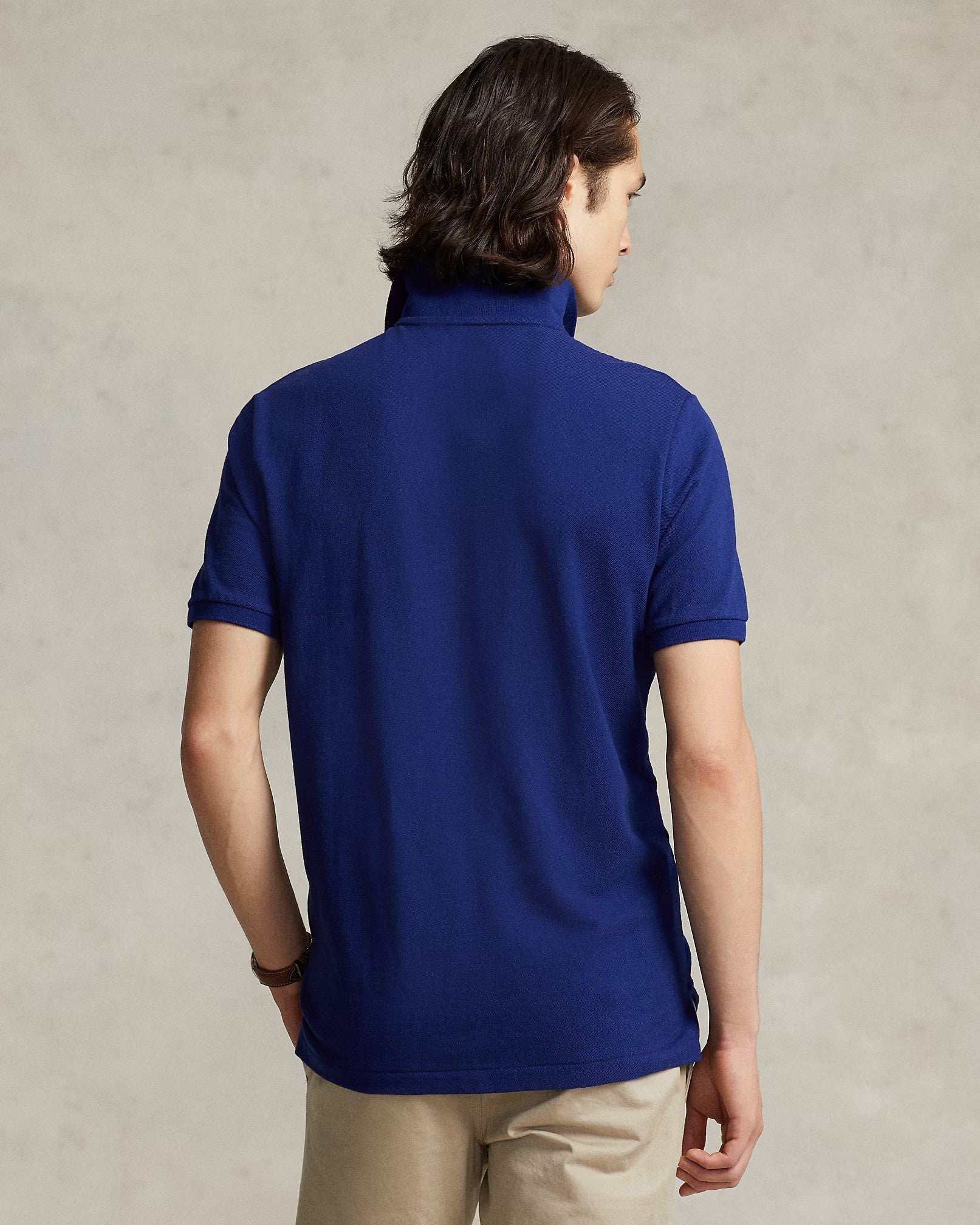 Iconic Mesh Men Polo Shirt - Navy Blue