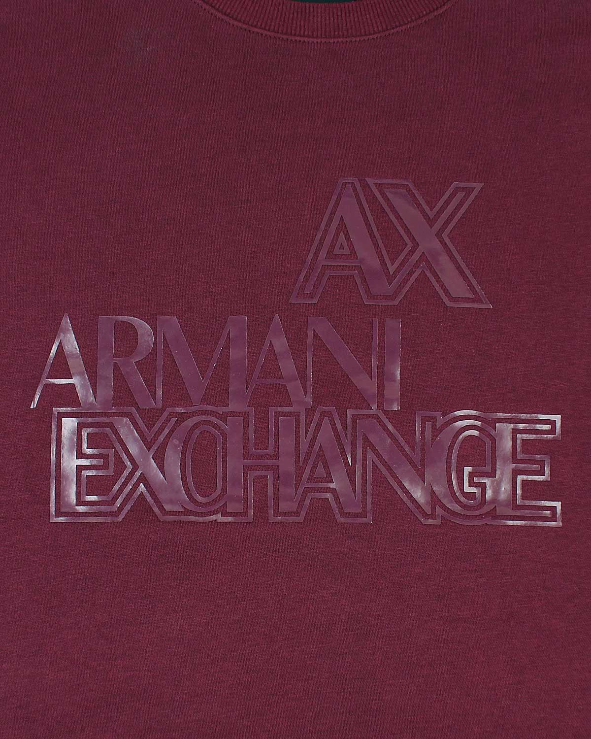 Exclusive A-X Mens Designer Sweat - Maroon