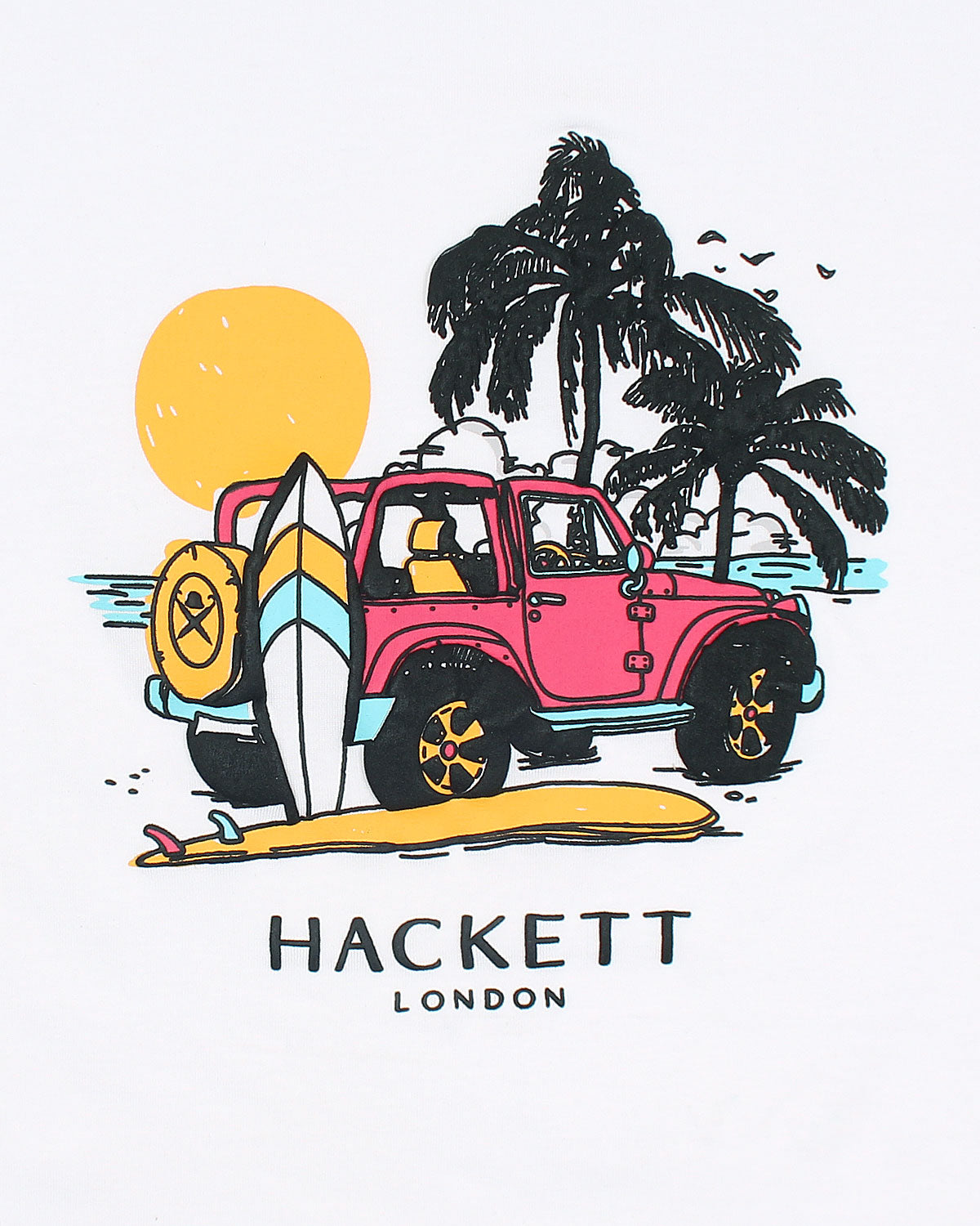 Exclusive HKT Kids Car Tee - White