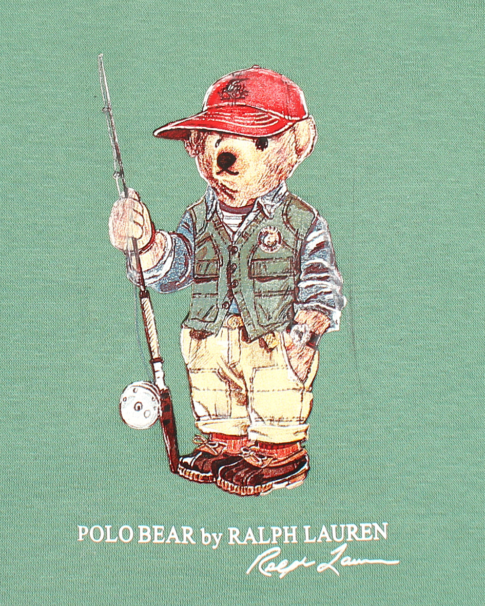 Kids Iconic Bear Sweat - C Green