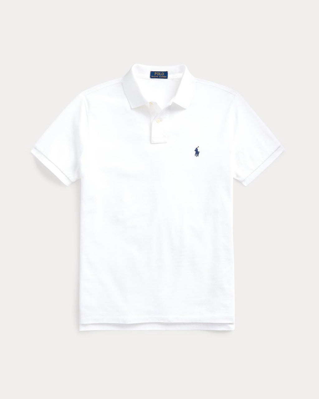 Iconic Mesh Men Polo Shirt - White