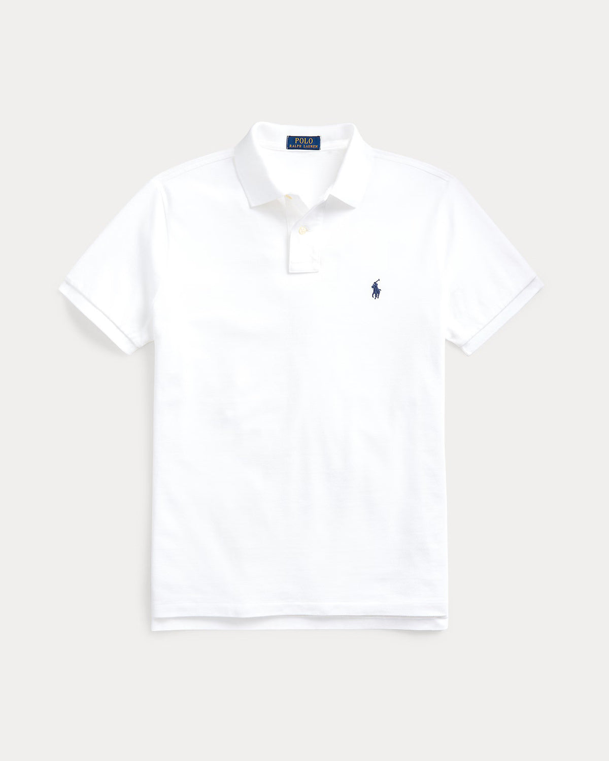 Iconic Mesh Men Polo Shirt - White
