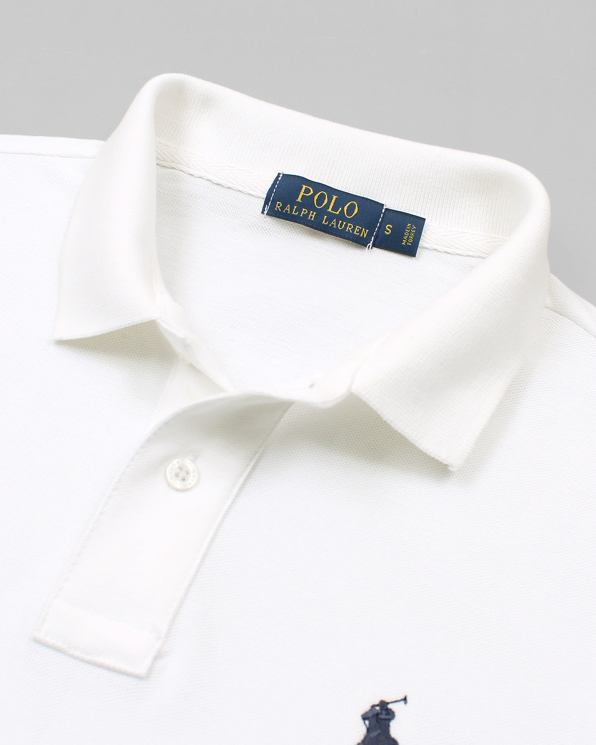 Men's Iconic Pony Polo Shirt - White