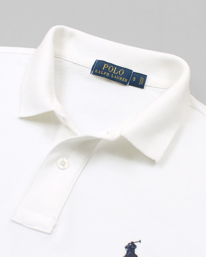 Men's Iconic Pony Polo Shirt - White
