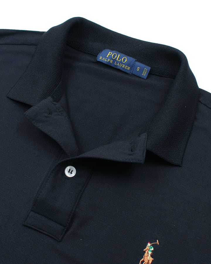 Premium Multi Pony Jersey Polo - Navy Blue