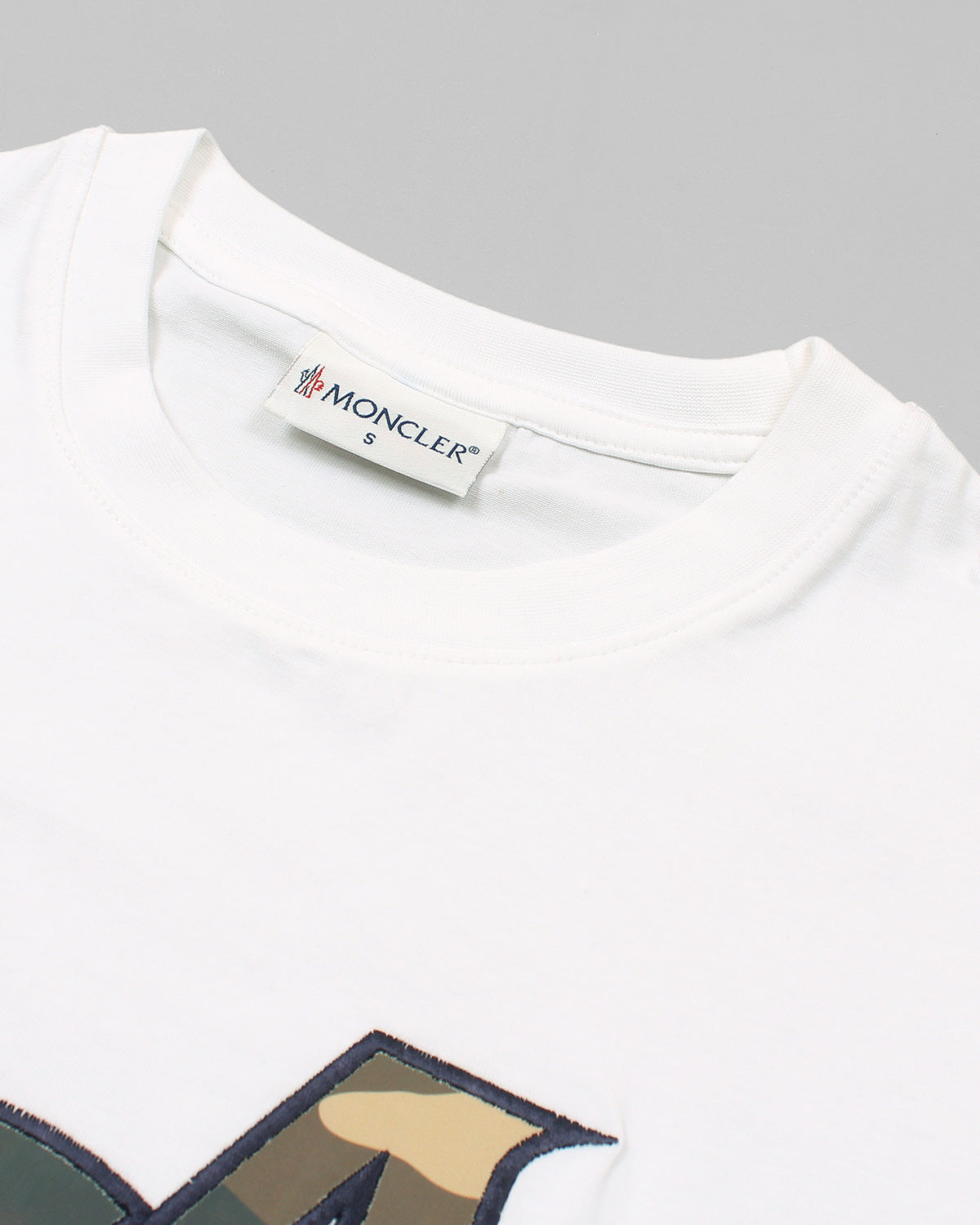 Men's Mon. Camouflaged T Shirt - White