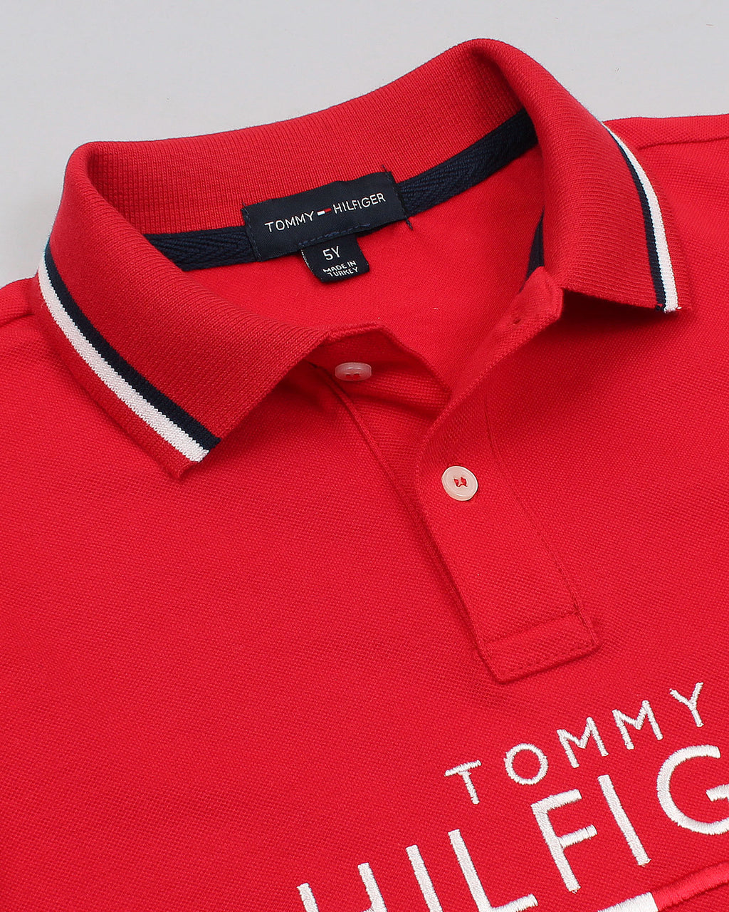 Premium Tommy Kids Polo Shirt - Red