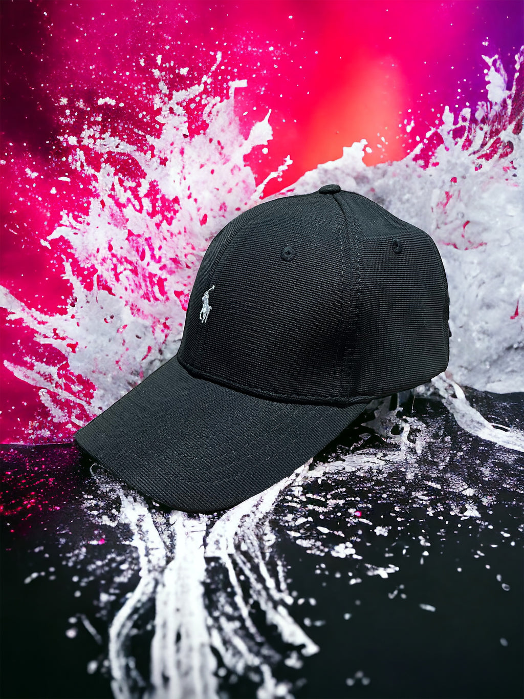 Premium Polo Cap - Black