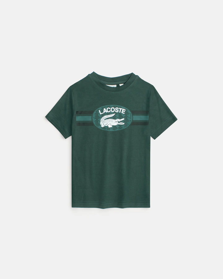 Kids Lac. Graphic T Shirt - Green