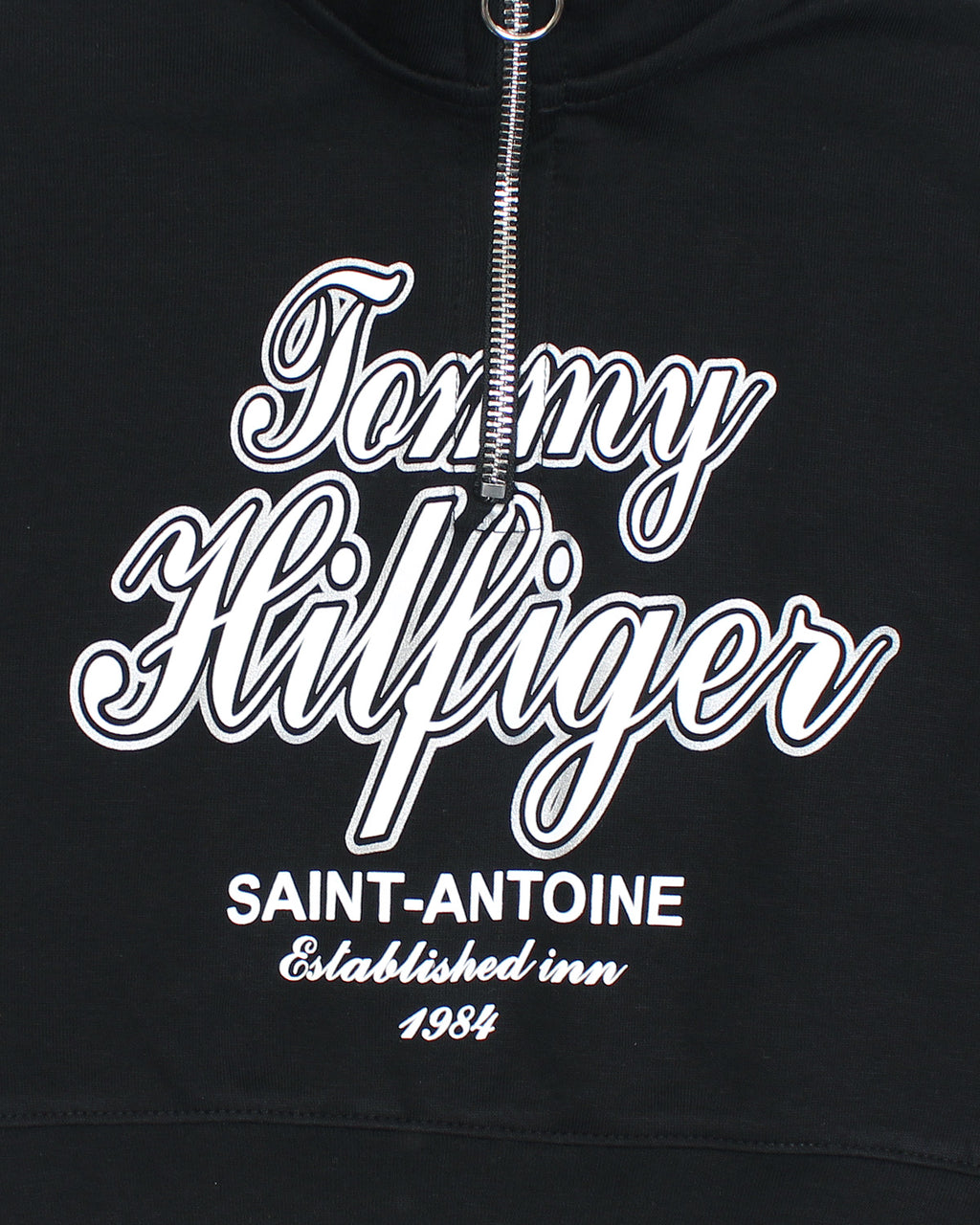 Baby Girls High Neck Tracksuit - Black