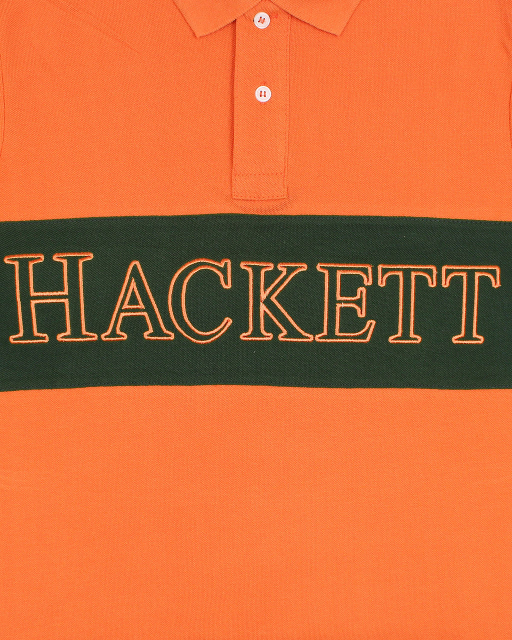 Premium Men Contrast Panel Polo - Orange