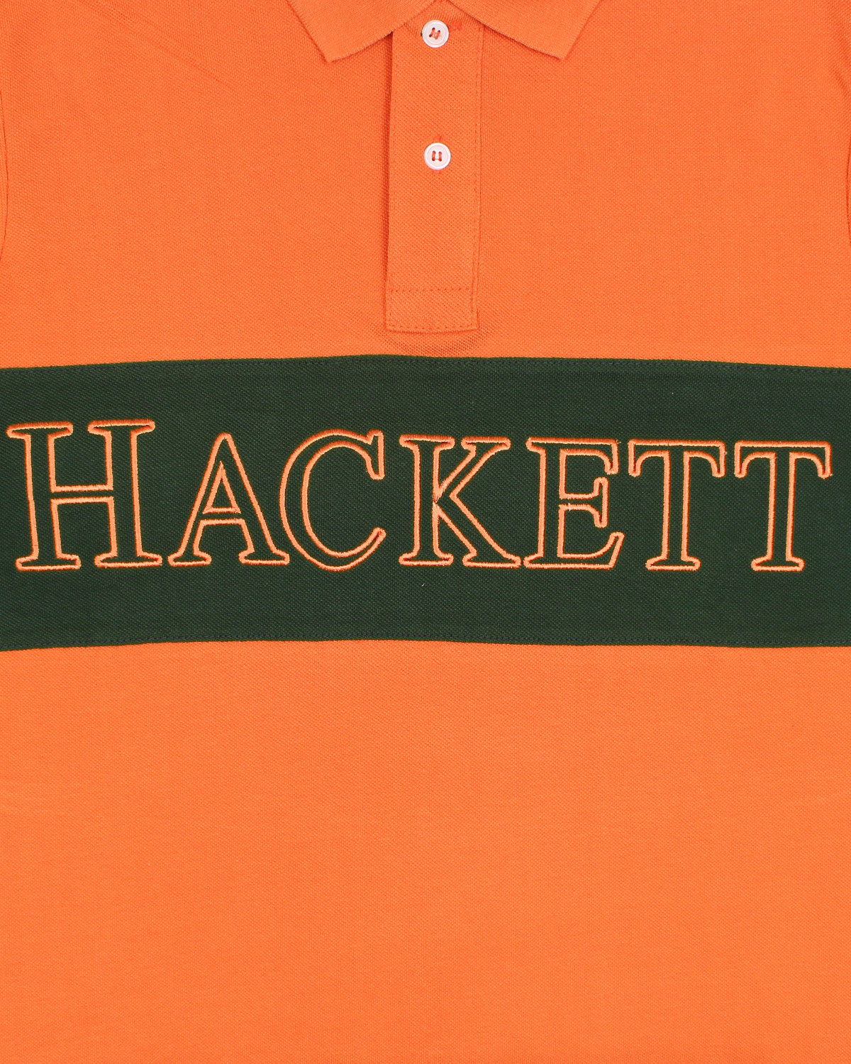 Premium Men Contrast Panel Polo - Orange