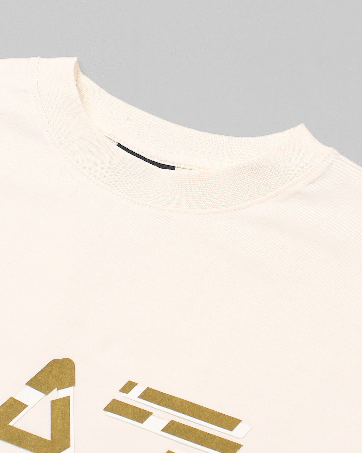 Premium Men's EA7 Oversize T Shirt - Off White