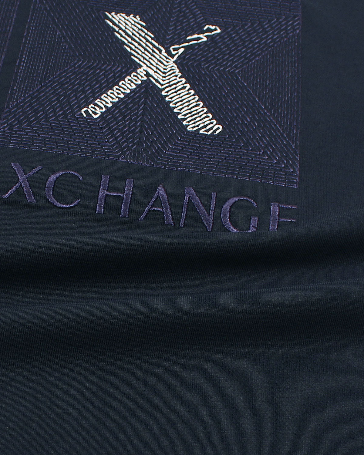 Men's A.X Emb. T Shirt - Navy Blue