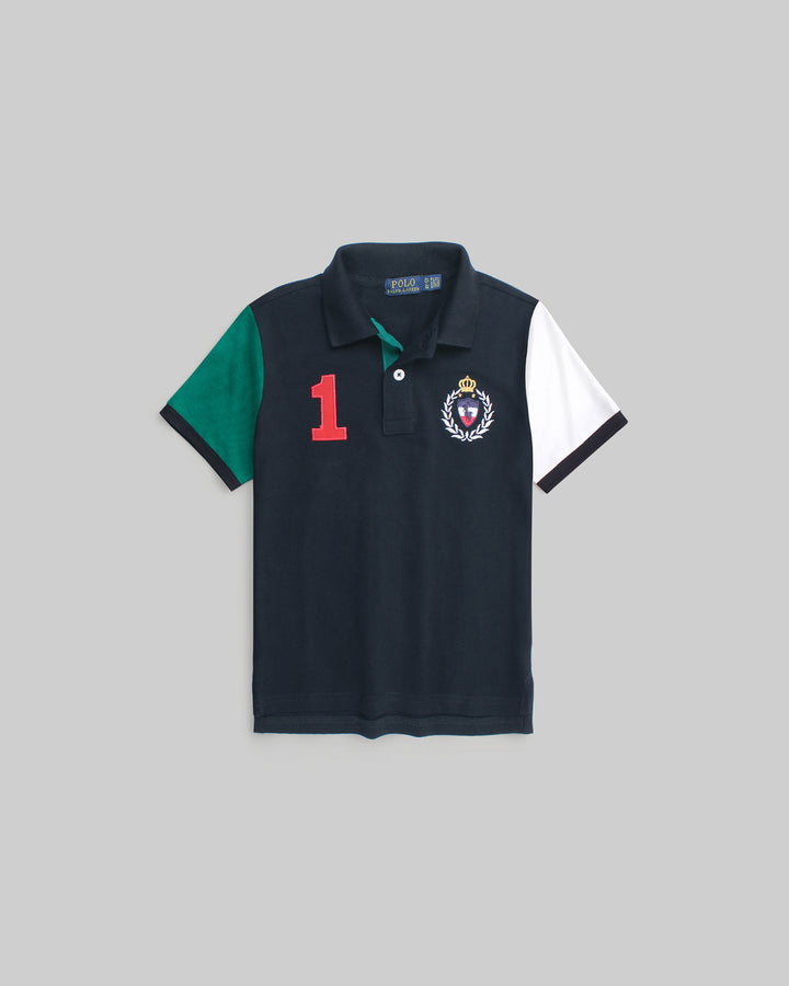 Kids R-L One Polo Shirt - Navy Blue