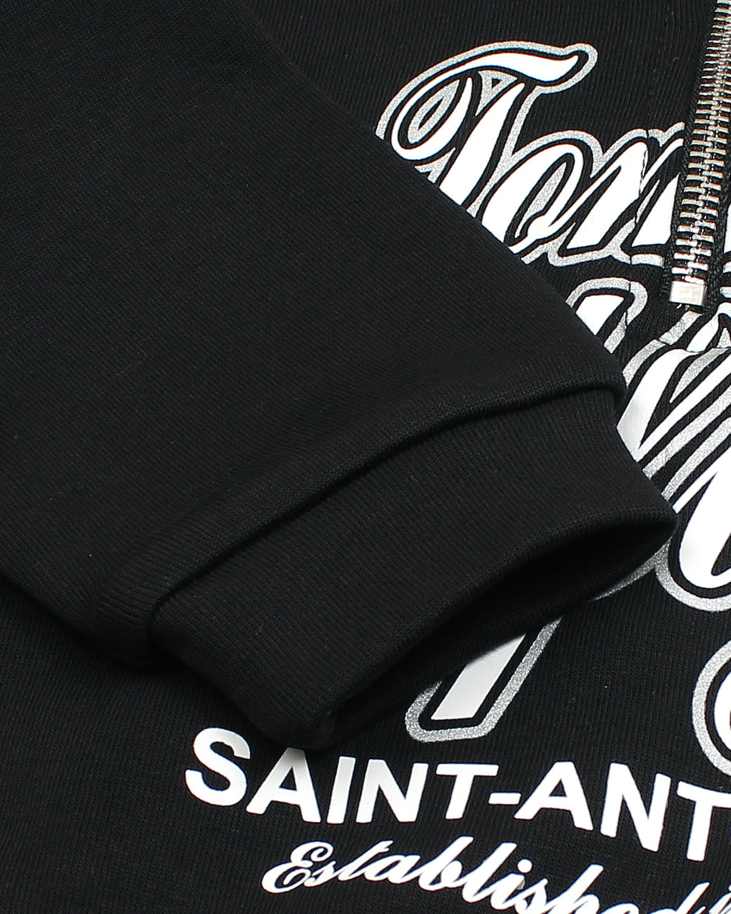 Baby Girls High Neck Tracksuit - Black