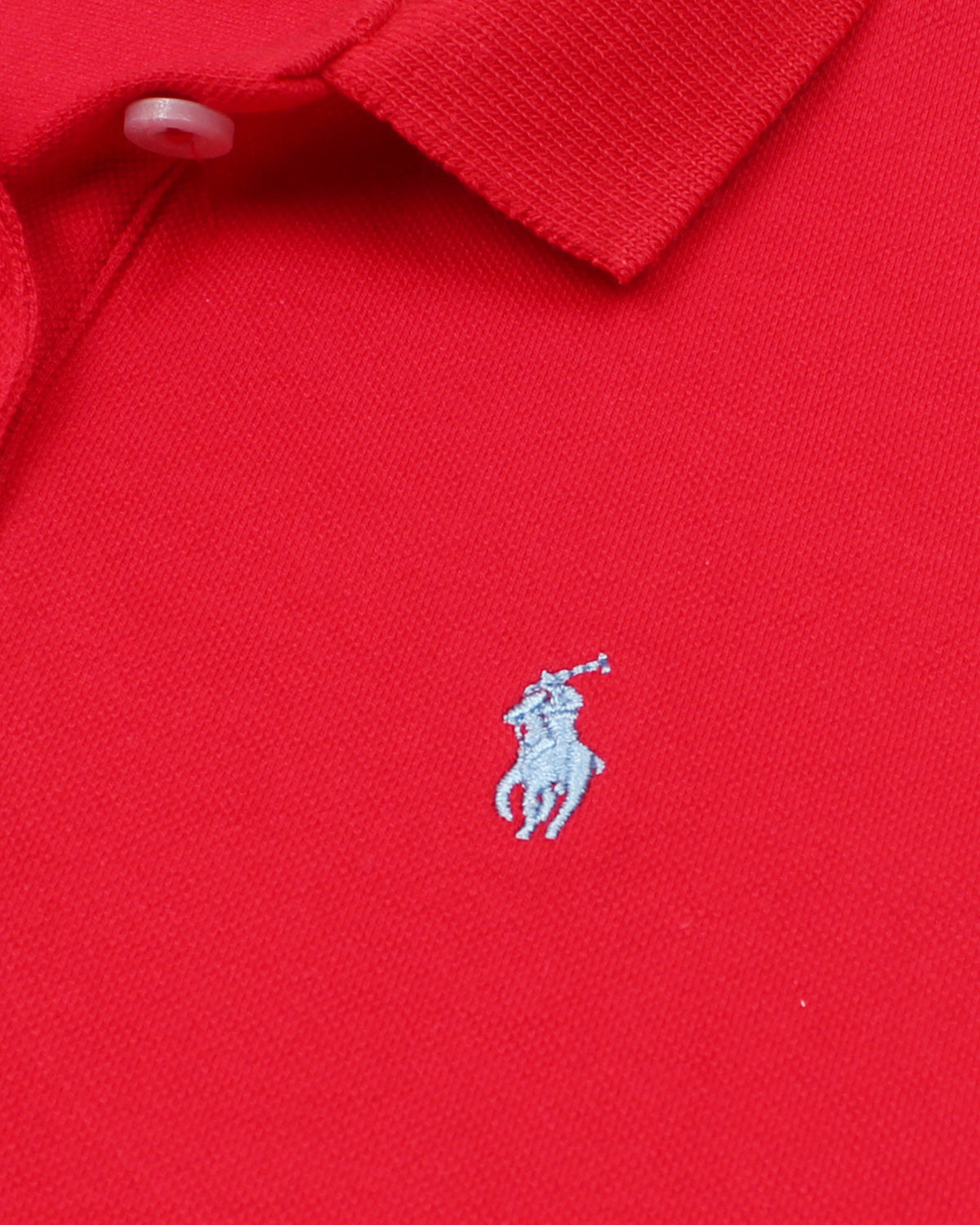 Premium Baby Girl R-L Polo Dress - Red