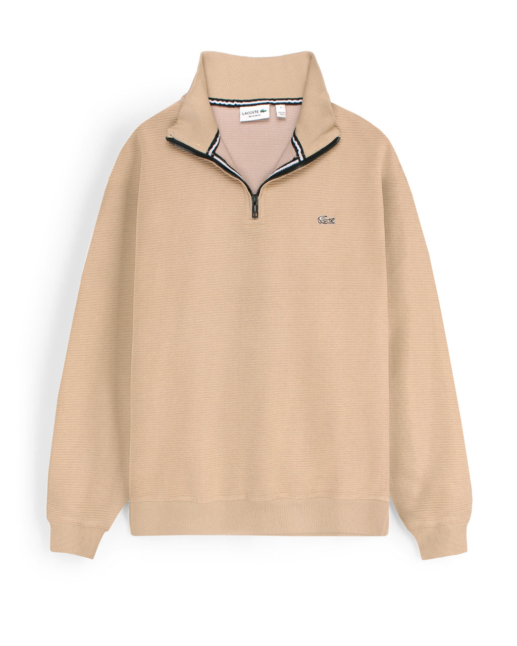 Premium Men's Loc. Mock Neck - Beige