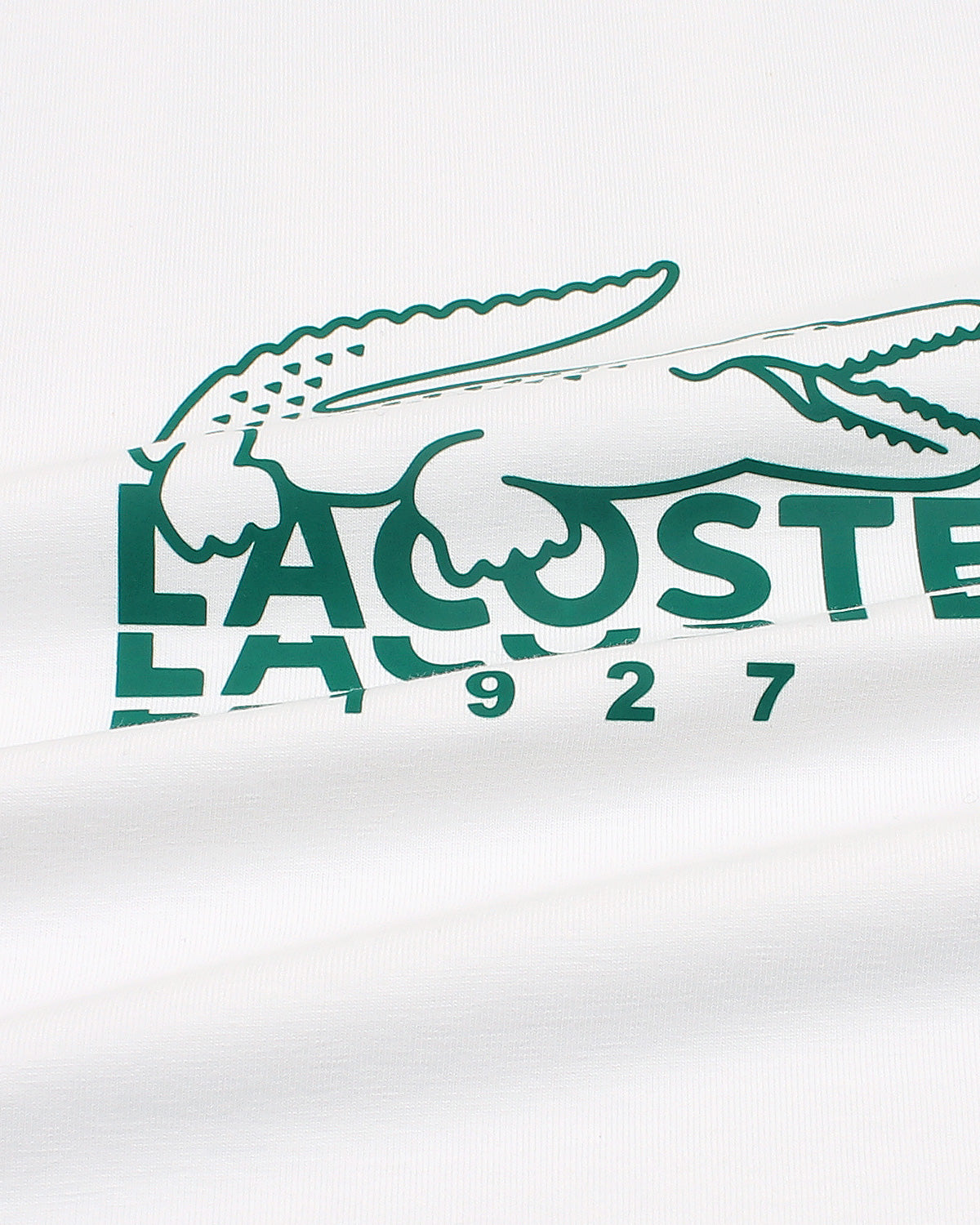 Lac. Men's Oversized Graphic Logo T-Shirt – White