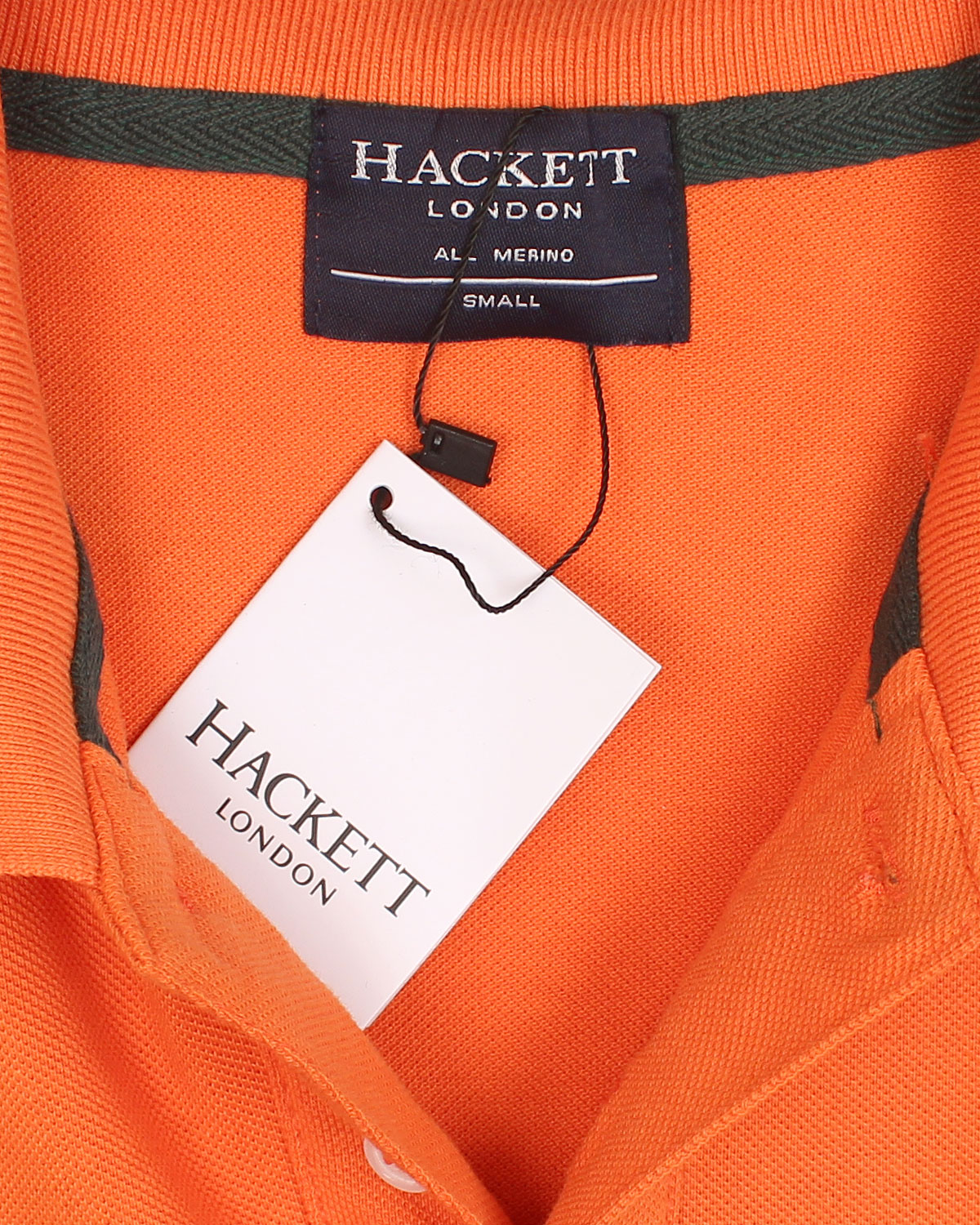 Premium Men Contrast Panel Polo - Orange