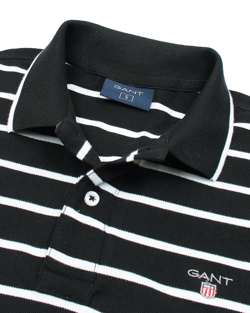 Exclusive G-A-N-T Men Stripper Polo Shirt - Black