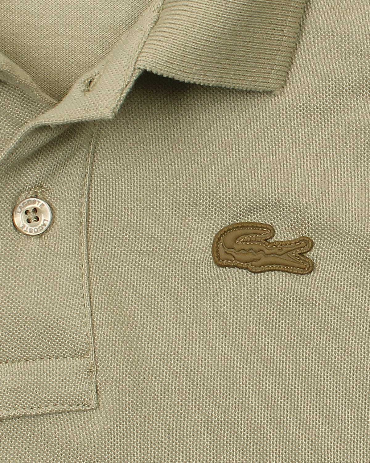 Premium Baby Girl Lac. Polo Shirt - Beige