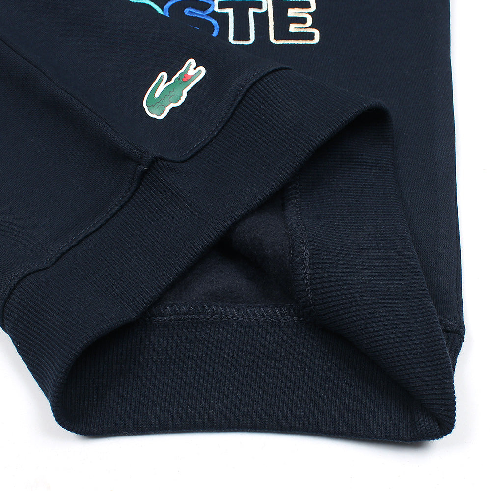 Kids Lac. Embraided Sweatshirt - Navy Blue