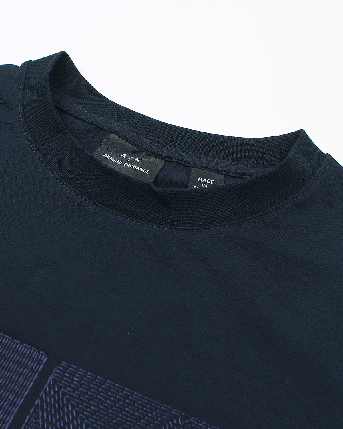 Men's A.X Emb. T Shirt - Navy Blue