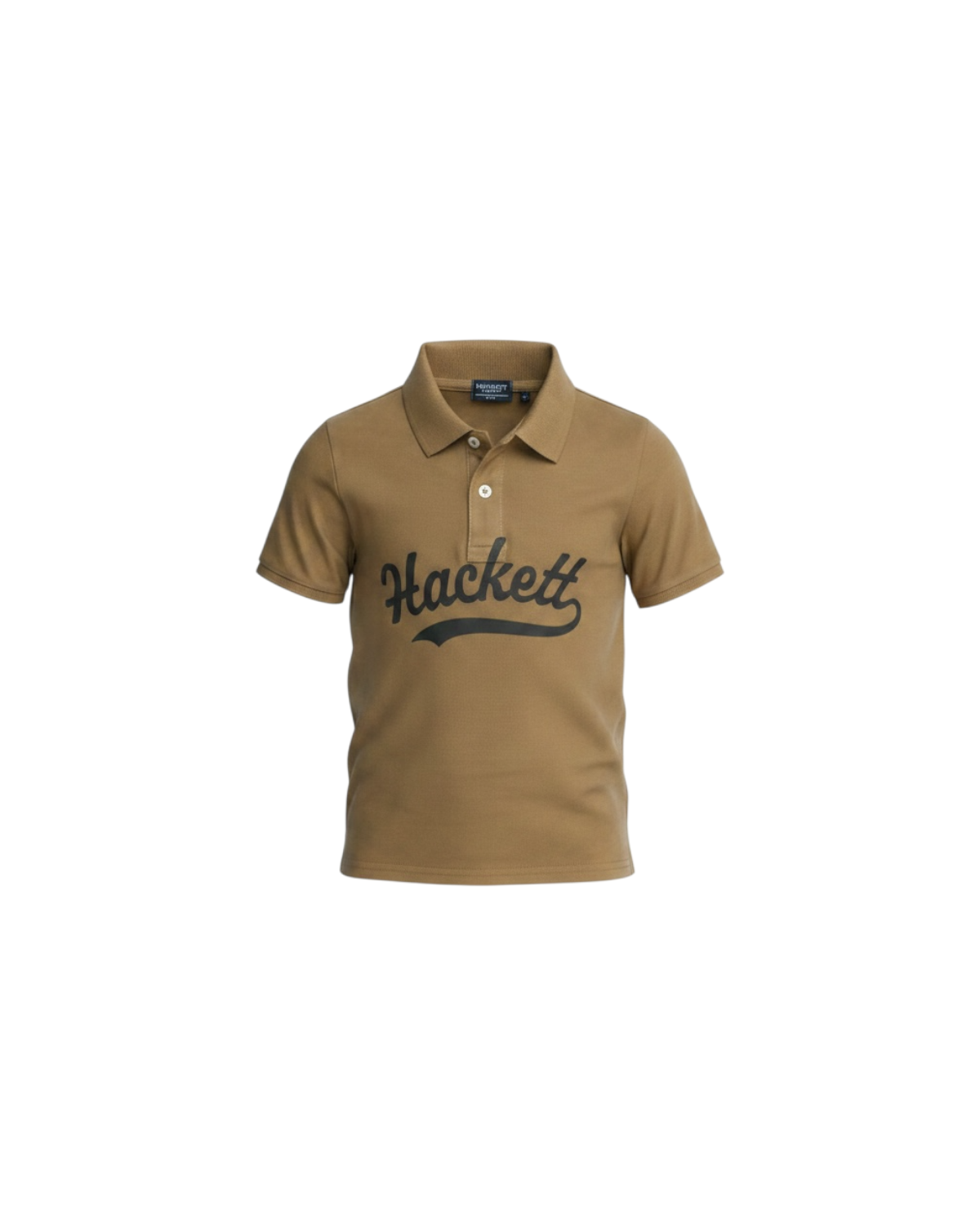 Kids Iconic HKT Logo Polo Shirt - Brown