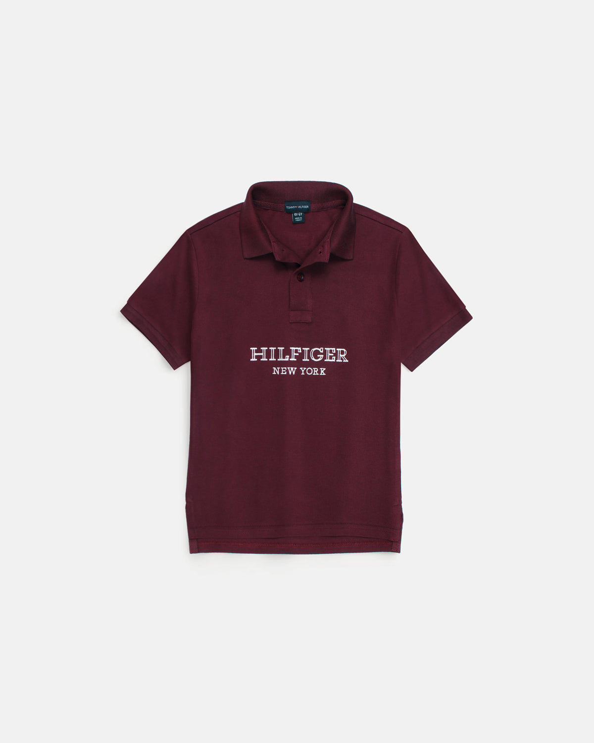 Premium Kids Hilfiger Nyc Polo Shirt - Maroon