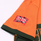 Premium Men Contrast Panel Polo - Orange
