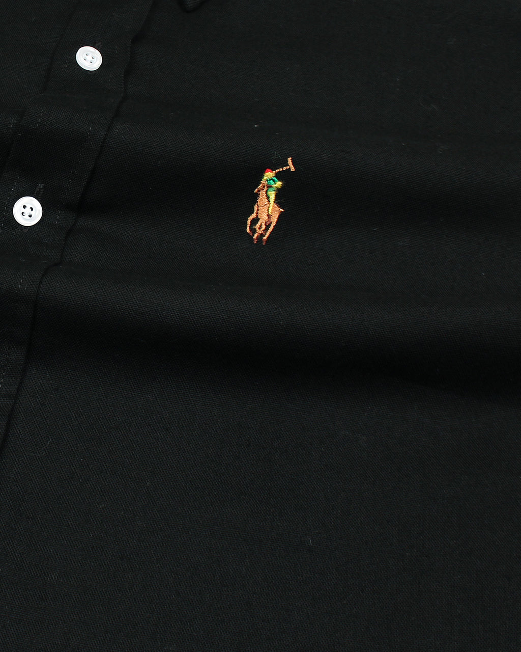 Premium Iconic Men Oxford Shirt -  Black