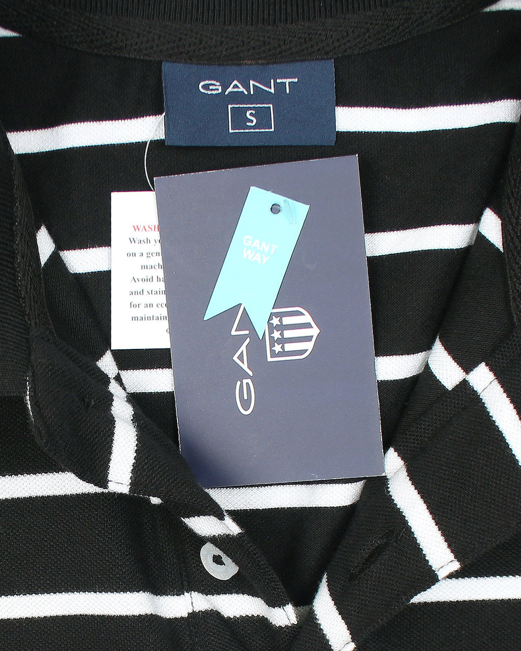 Exclusive G-A-N-T Men Stripper Polo Shirt - Black