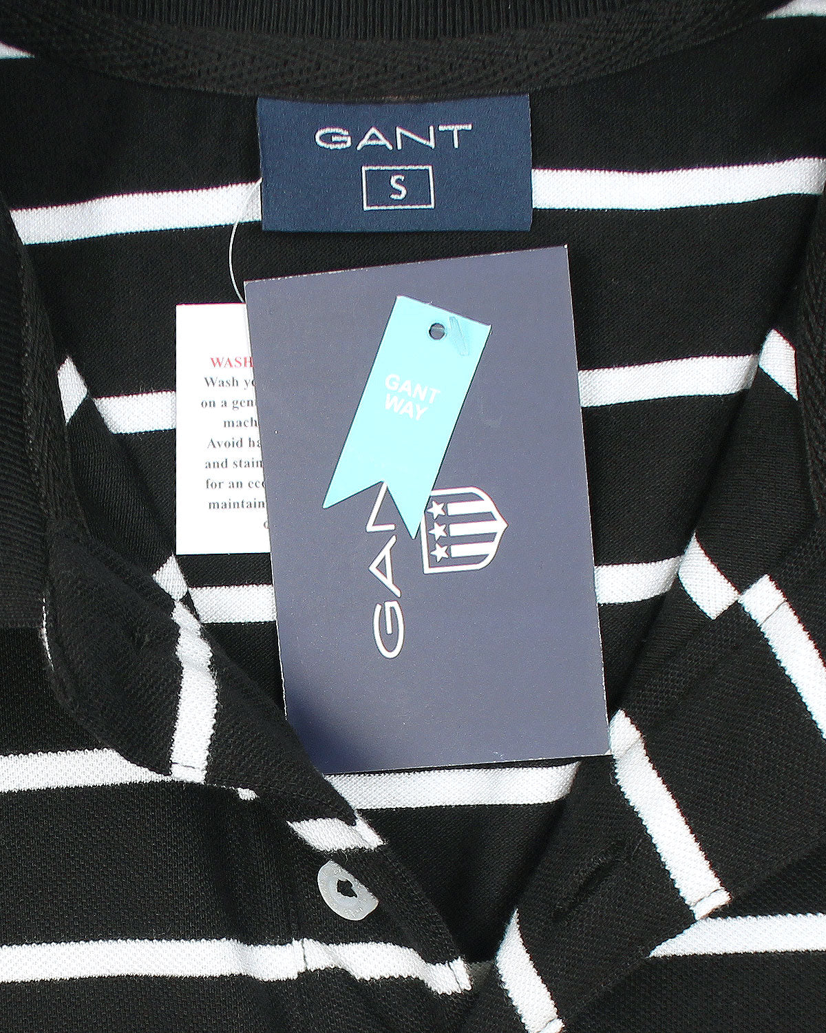 Exclusive G-A-N-T Men Stripper Polo Shirt - Black