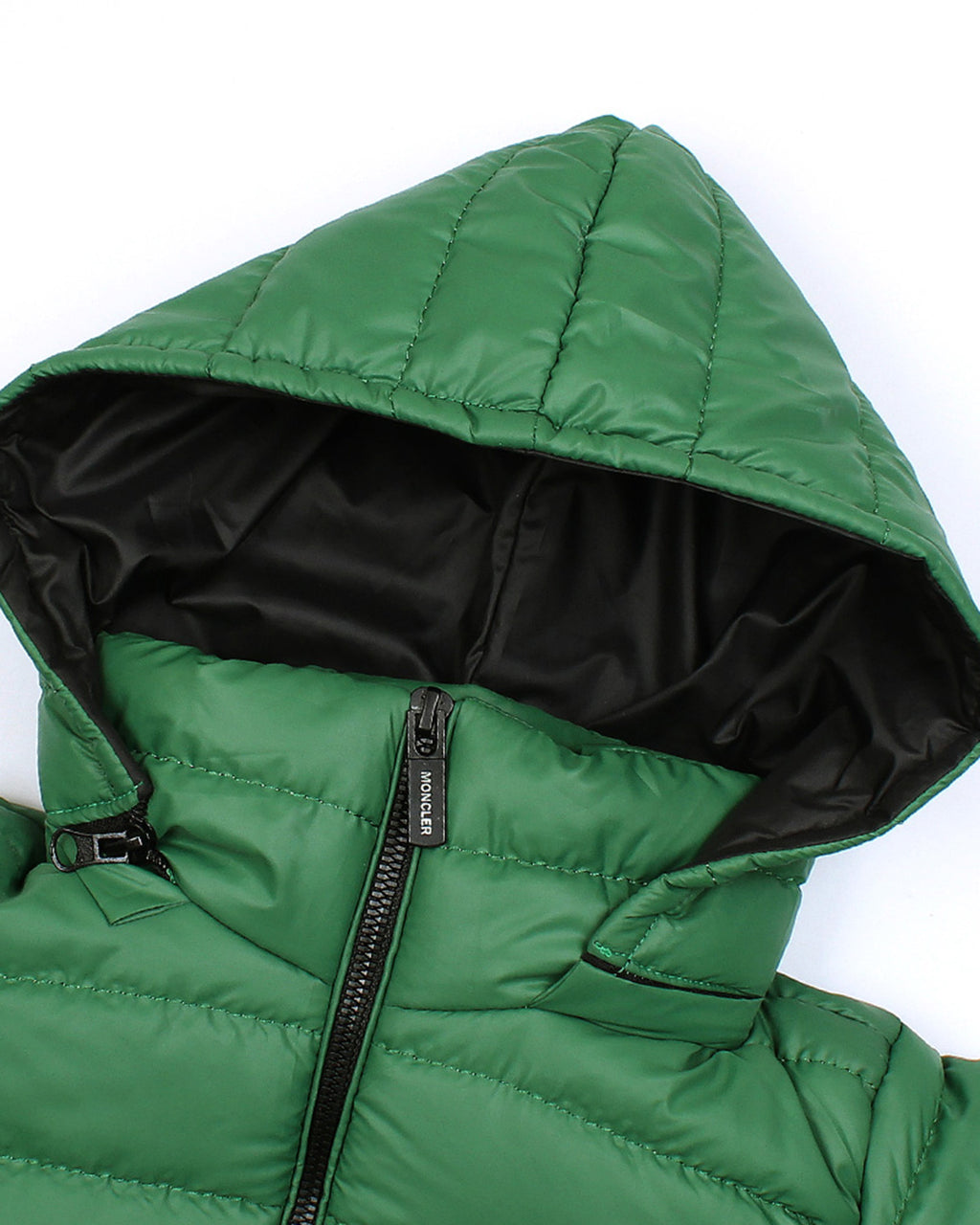 Kids Mon. Puffer Hooded Jacket - Green