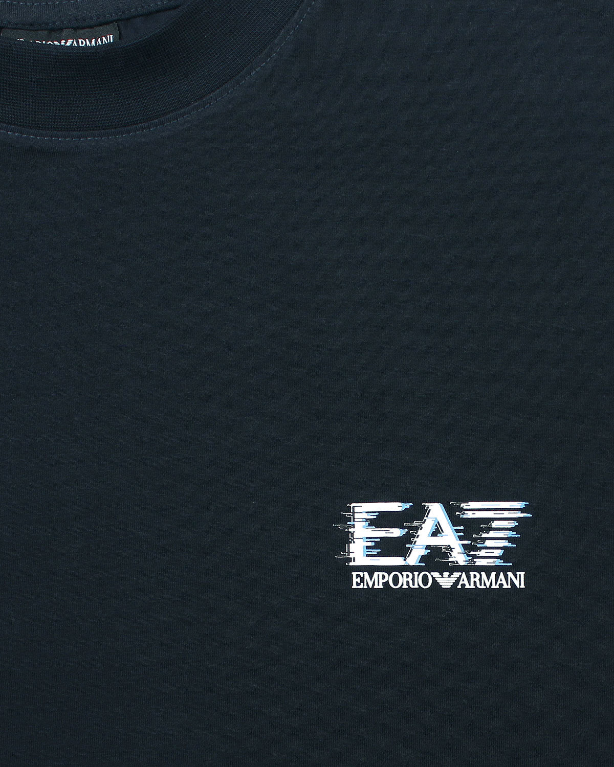 Premium Men's EA7 Oversized T Shirt - Navy Blue