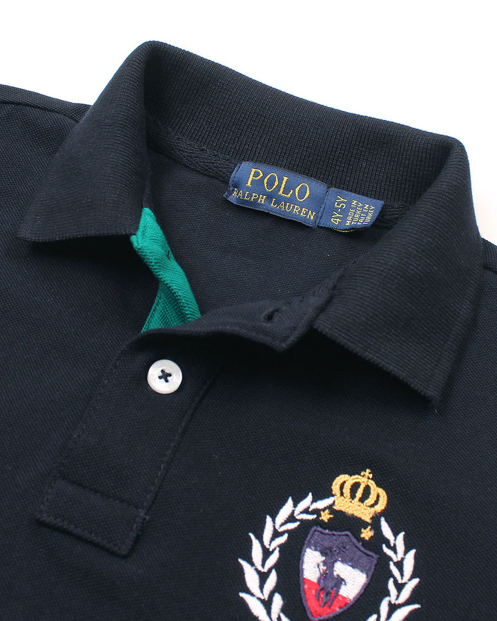 Kids R-L One Polo Shirt - Navy Blue
