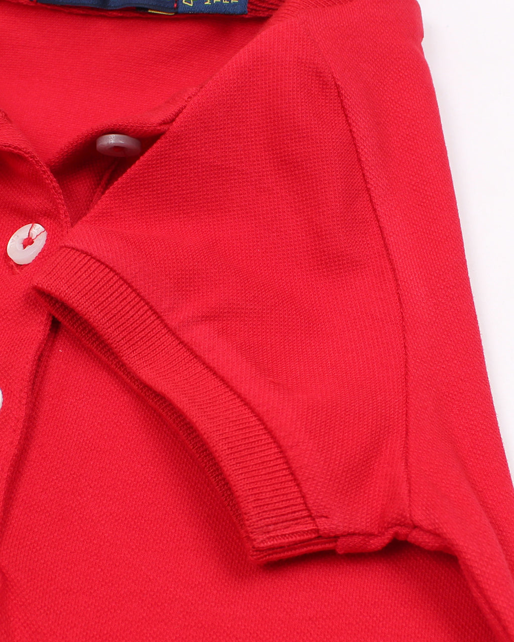 Premium Baby Girl R-L Polo Dress - Red