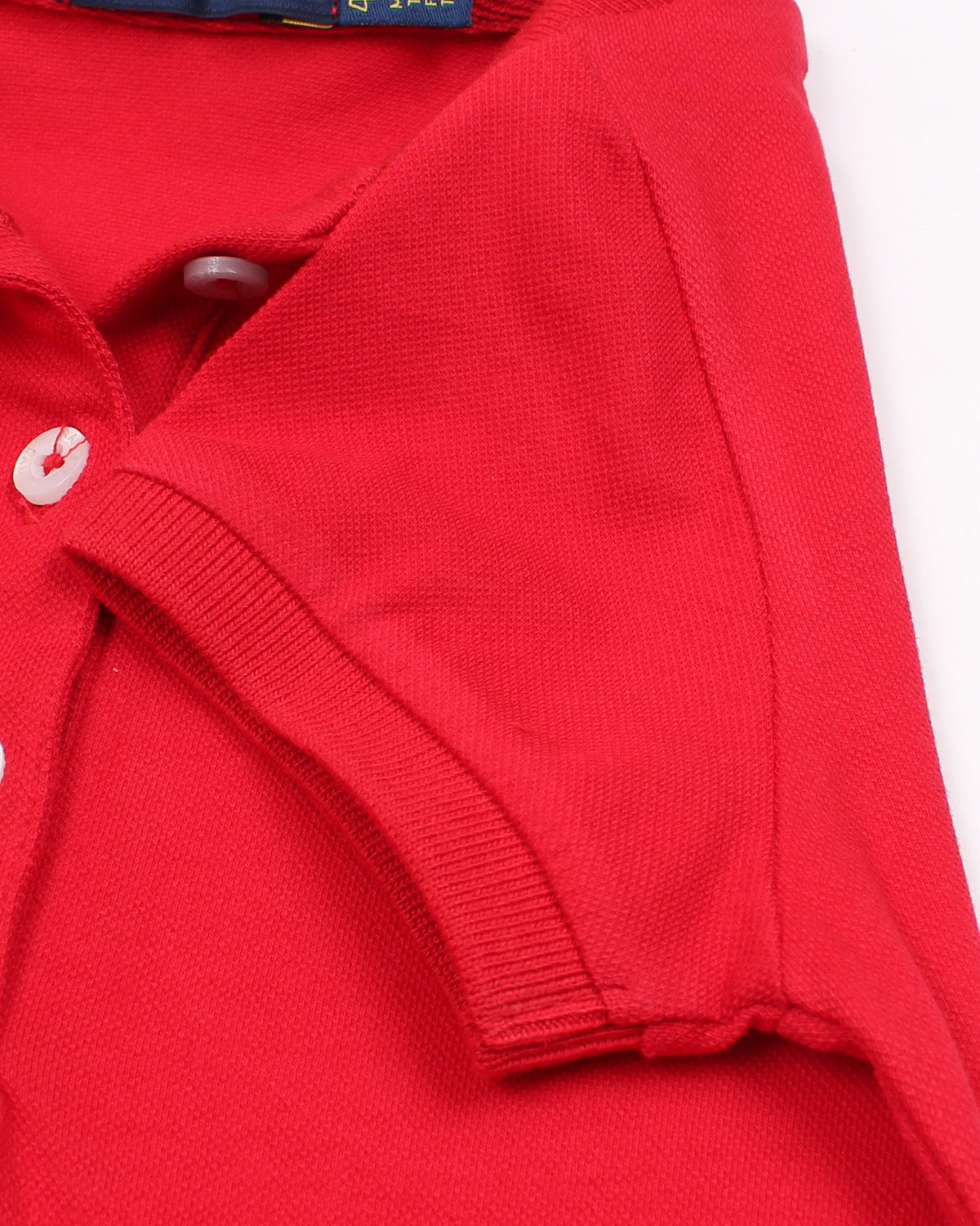 Premium Baby Girl R-L Polo Dress - Red