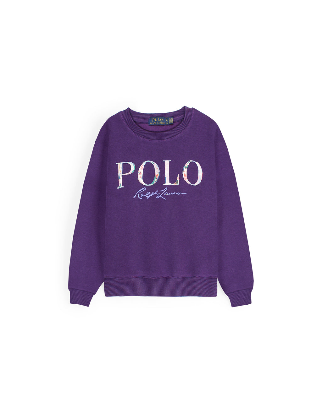 Premium Baby Girls Flowered Sweat - Purple