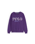 Premium Baby Girls Flowered Sweat - Purple
