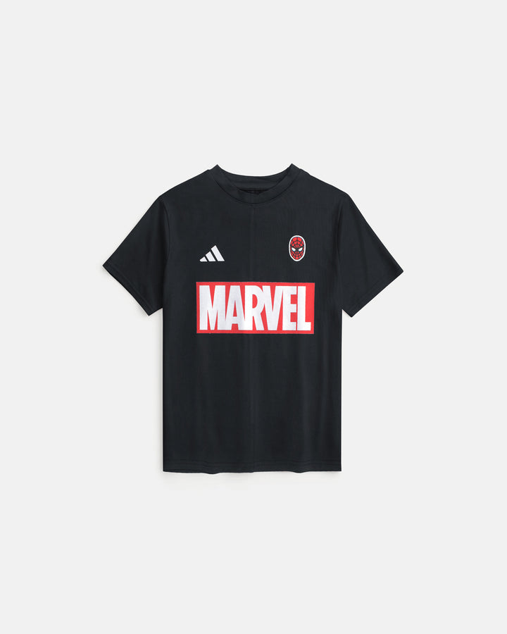 Kids Marvel Graphic T-Shirt - Black