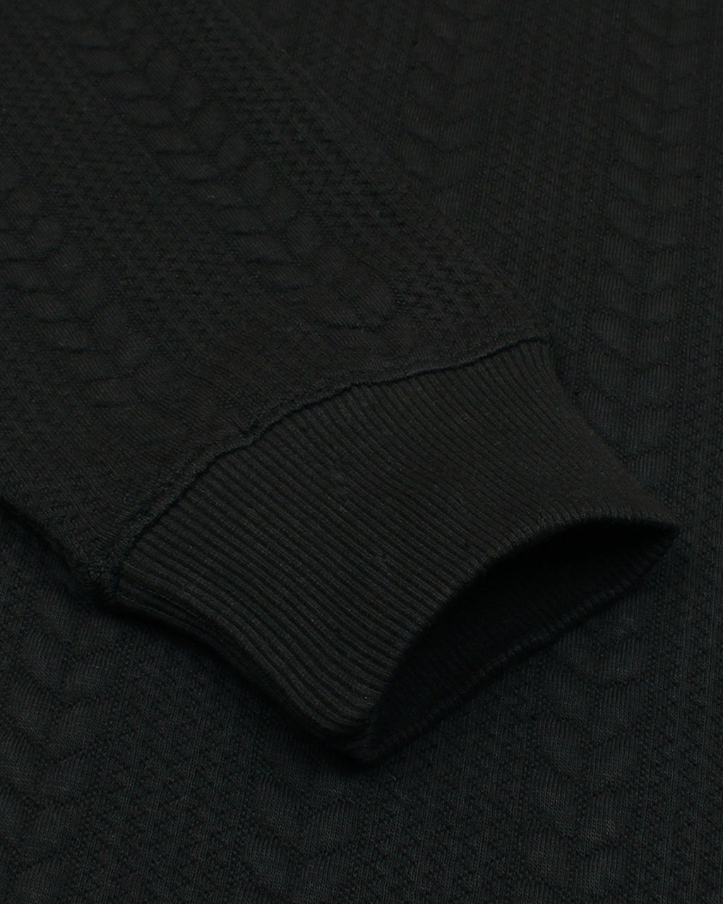 Premium Men's Fleece Sweater - Black