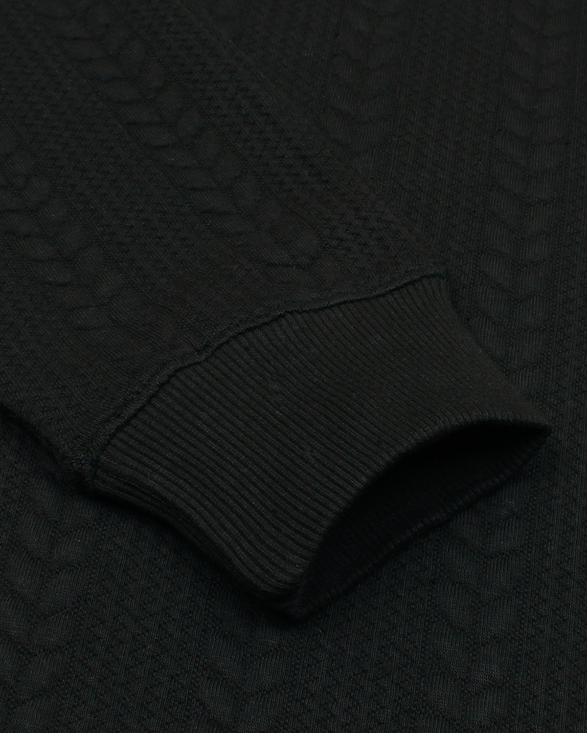 Premium Men's Fleece Sweater - Black