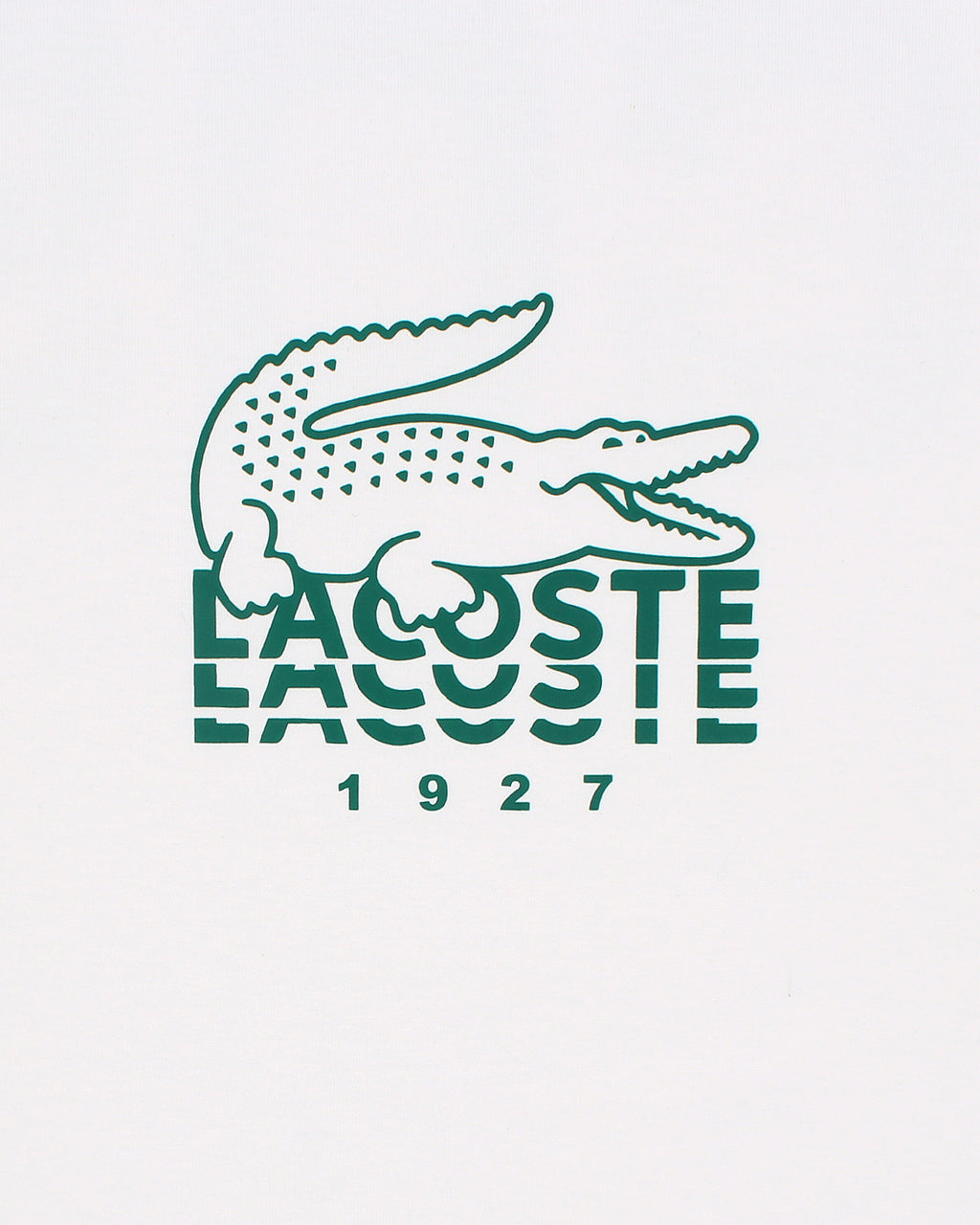 Lac. Men's Oversized Graphic Logo T-Shirt – White