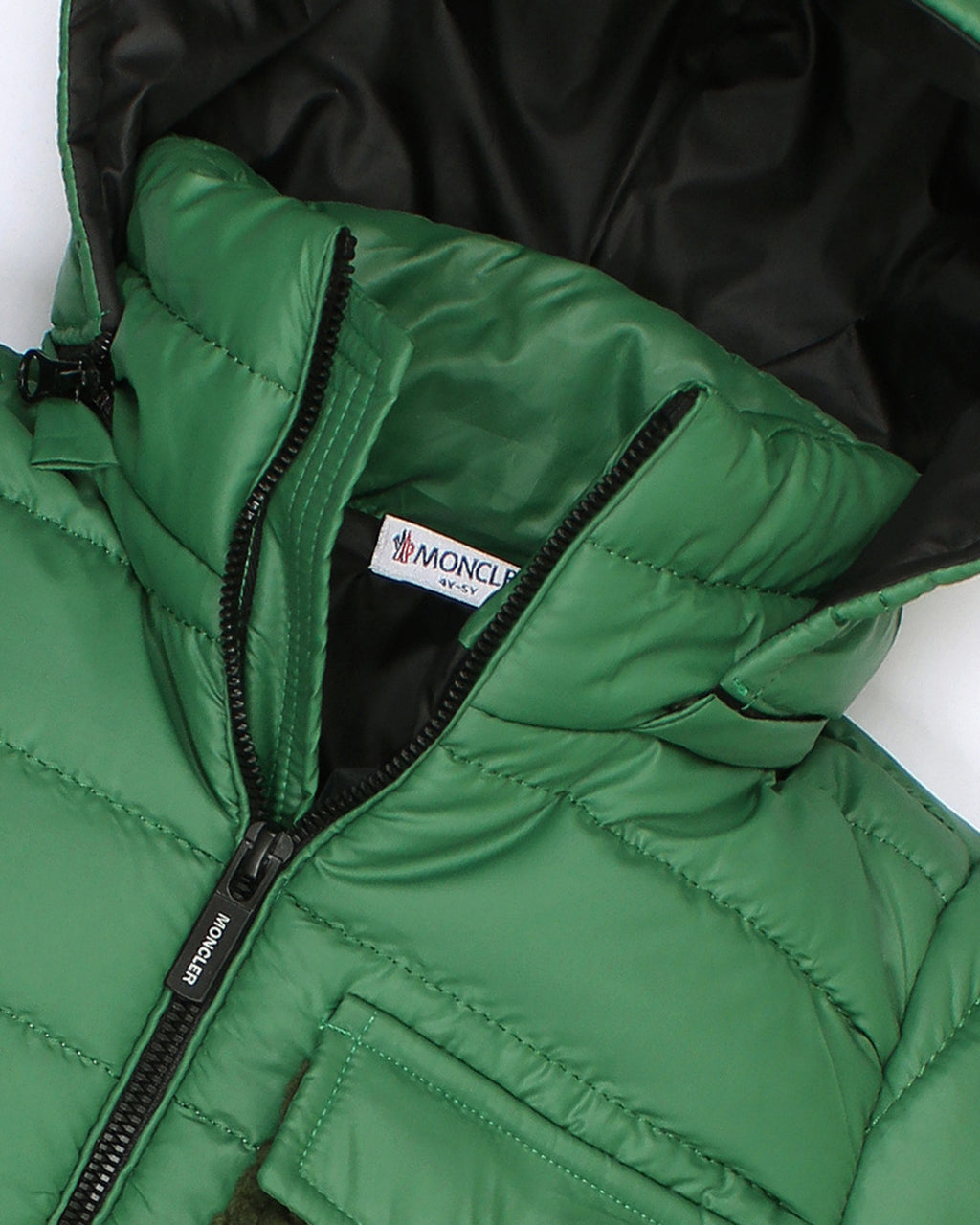 Kids Mon. Puffer Hooded Jacket - Green